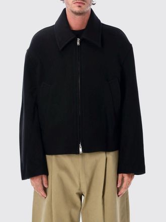 STUDIO NICHOLSON Cappotto-camicia relaxed fit in misto lana e cashmere con zip