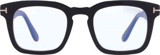 Tom Ford Blue Light Block Square Mens Eyeglasses FT6025-B 001 50