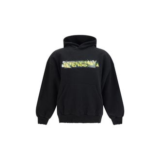 Balenciaga Black Cotton Mens Sweatshirt