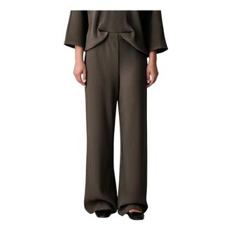 Joseph Ribkoff Broeken, Dames, Groen, XL, Polyester, Wijde broek