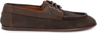 Dolce & Gabbana Brown Suede Loafers