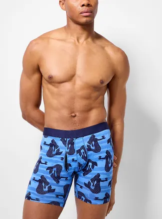 Saxx Mens 6 mermaid boxer brief DROPTEMP TM