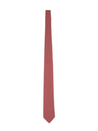 Ferragamo Sailboat Print Tie