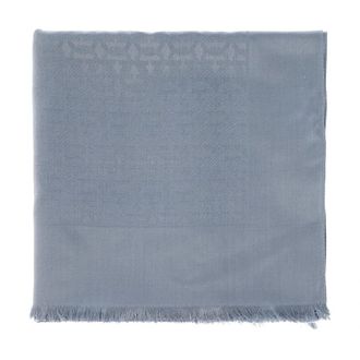Ferragamo Pa&ntilde;uelo Monograma - Accessories - Mujer - Azul - ONE SIZE