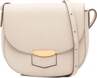 Celine Pre-owned Womens Besace 16 Shoulder Bag - Ivory Leather - One Size