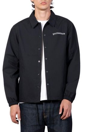 Pleasures Neural Logo Graphic Coachs Jacket in Black at Nordstrom, Size Large