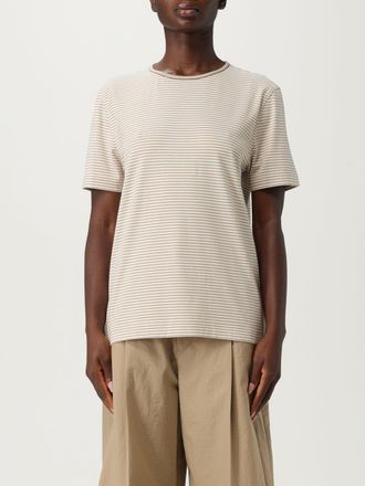 Brunello Cucinelli T-shirt in cotone a righe Brunello Cucinelli