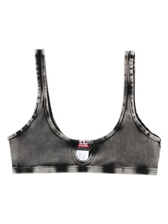 Diesel Reggiseno Florence a coste - Grigio