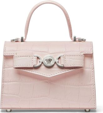 Versace Medusa95 leather mini bag - women - Calf Leather/Lamb Skin - One Size - Pink