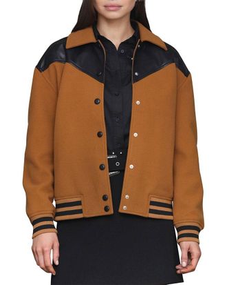 Avec Les Filles Western Varsity Jacket