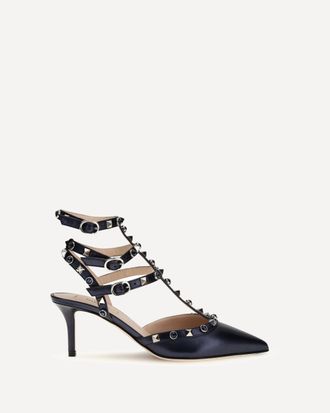 Valentino Garavani Rockstud Pumps in laminated leather Female 39