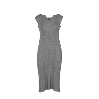 Gran Sasso Medium Grey - Dames - Kleedjes - Grijs - S - Katoen - Kleedjes