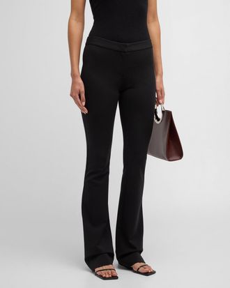 Lafayette 148 New York Waldorf Flare Secco Stretch Pants