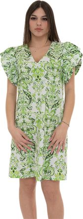 Liu Jo Abito corto Verde-bianco Liu Jo Donna