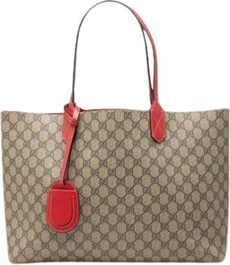 Gucci Borsa Tote Pre-owned in Tela - - Pre-owned - Donna - Beige - ONE SIZE