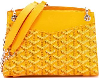 Goyard Structured Rouette Chain Shoulder Bag Coated Canvas Mini