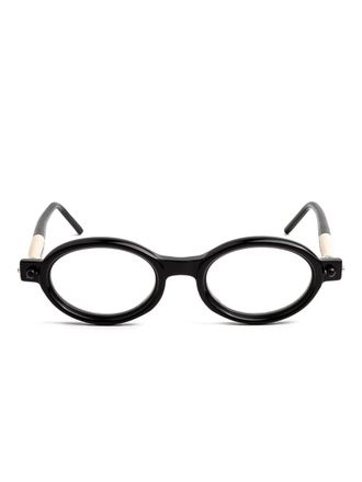 Kuboraum P6 glasses - unisex - Acetate/Metal - 50 - Black