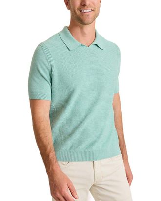 Tommy Bahama Capri Cove Linen-Blend Polo Sweater