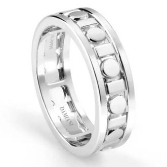 Damiani Belle Epoque Reel White Gold Ring, Size 8