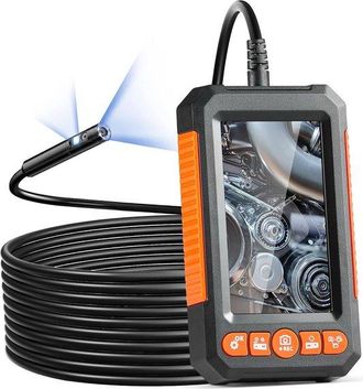 OEM C&aacute;mara Endosc&oacute;pica Industrial Con Dos Lentes, Resistente Al Agua Ip67, Trabajos Automoci&oacute;n Fontaner&iacute;a (cable 5 M Tarjeta 32 Gb), 145 X 85 X 26 Mm