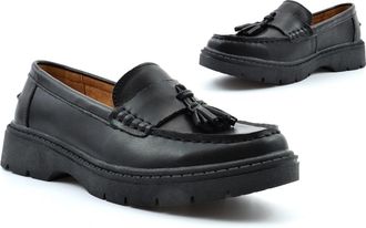 Generic Girls School Shoes Womens Work Shoes Size 5 Ladies Formal Shoe Size 7 Womens Slip On Shoe Ladies Loafer Loafer Loafers Work Slip On Sizes 3-8 Black 4 