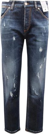 PT01 Pt01, Heren, Jeans, Blauw, Maat: W30 Denim
