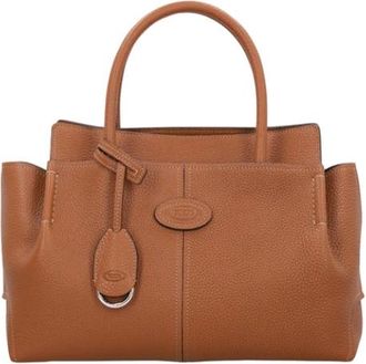 Tod's DBK Shopping Piccola - Dames - Handtassen - Bruin - ONE Size - Su&egrave;de - Tassen