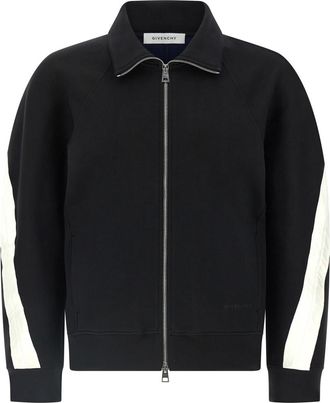 Givenchy BlackWhite Zip-Up Jacket
