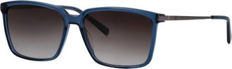Humphrey's Sonnenbrille HUMPHREY&acute;S EYEWEAR Modell 585352, Herren, blau, transparent, leicht transparent, Sonnenbrillen Sonnenbrille, Form Karree/Eckig, Logoschri