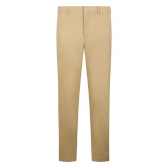 Moorer Chinos, male, Beige, Size: M Beige slim pants, casual and versatile design