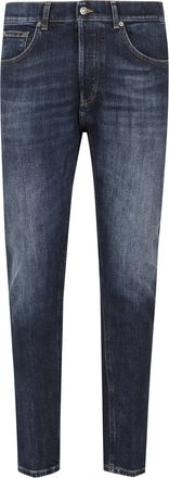 Dondup Dark Blue Dian Skinny-Fit Cotton Jeans