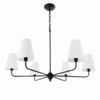 OEM Lampadario Classy Plus Nero Bianco - Largo