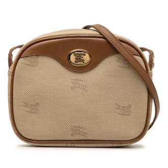 Burberry Pre-owned Burberry Coated Canvas Logo Crossbody Ladies REZH84BRPRBGW0DO