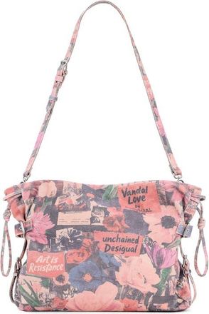 Desigual Collage Denim Tote in Pink Multi at Nordstrom