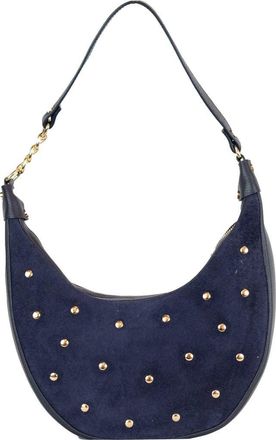 Persaman New York Studded Suede Shoulder Bag in Navy at Nordstrom Rack