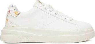 Guess Elbina Sneakers - Dames - Sneakers - Wit - 37 EU - Leer - Schoenen