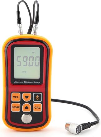OEM Misuratore Di Spessore Digitale Ad Ultrasuoni, Ampio Display Lcd, Misurazione Della Velocit&agrave; Del Suono, Calibrazione Automatica, 5 Mhz, 1,2-300 Mm, Pe