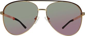 Skechers SE6111 32U Mens Sunglasses Gold Size 62