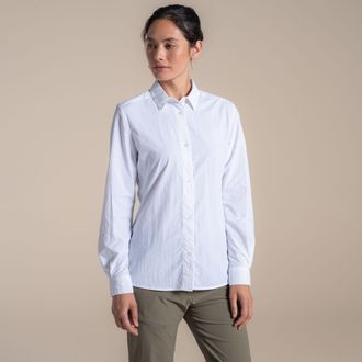 Craghoppers Dames/Dames Alma Nosilife Shirt Met Lange Mouwen (Wit)