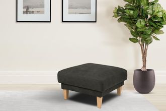 HOME AFFAIRE Polsterhocker »TRIPLO passend zur Serie, Masse B/T/H: 82/72/46 cm« mit Wellenunterfederung, in hochwertiger Verarbeitung