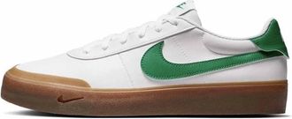 Nike Mens Court Shot Sneakers In White Malachite Gum