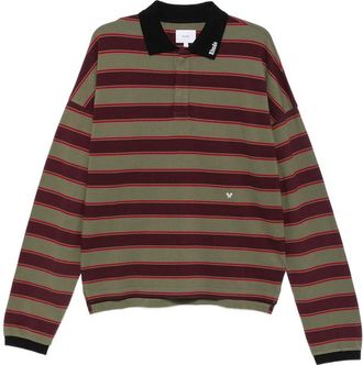 Rhude Striped Long-sleeve Polo Shirt