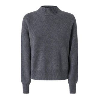 Pinko Pinko - Sparta Maglia - Dames - Truien - Grijs - Maat: S Wol