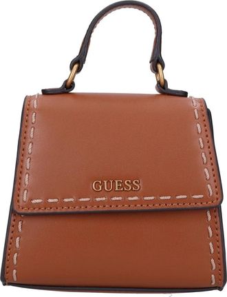 Guess Mini Tas van Kunstleer - Dames - Handtassen - Bruin - ONE Size - Leer - Tassen
