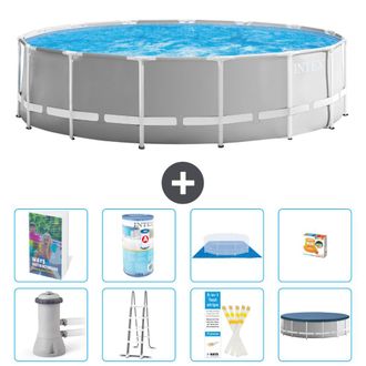 Intex Piscina Prism Frame Redonda - 457x122 Cm - 9-piezas S541