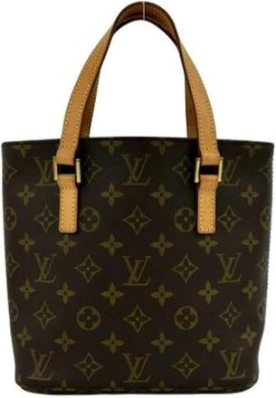 Louis Vuitton Pre-owned Tote Bag - Dames - Vintage Handtas - Bruin - ONE Size - Leer - Vintage