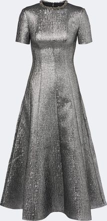 Roland Mouret Lam&eacute; jacquard maxi dress