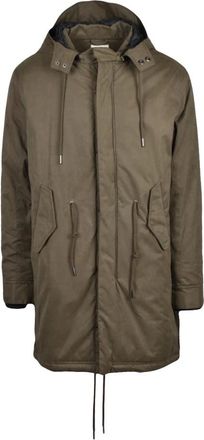 Anerkjendt Jassen, Heren, Groen, S, Katoen, Parka