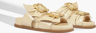 Schutz Womens Enola Sporty Sandals In White