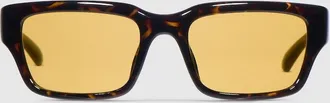 Gucci Rectangular-frame Sunglasses, Brown